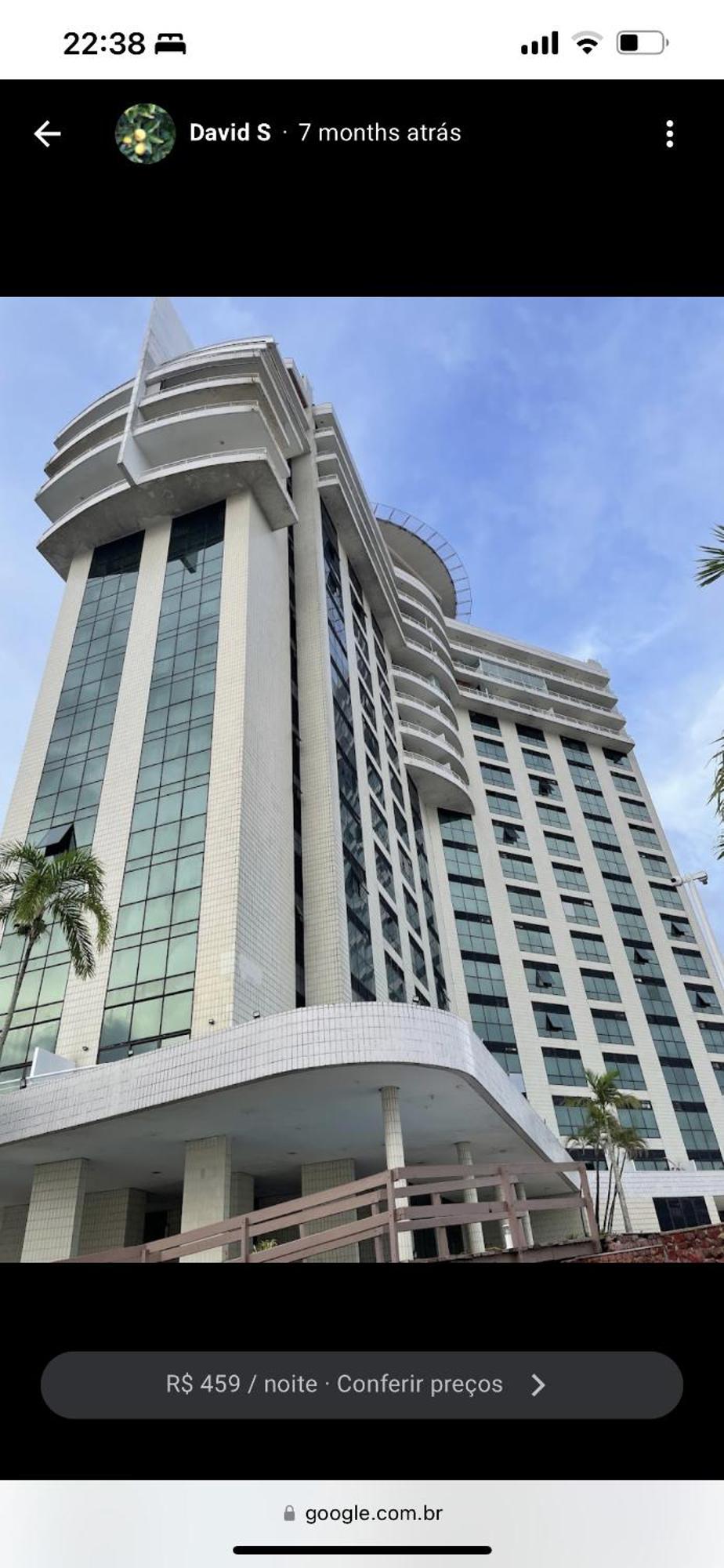 Flat No Condominio Do Edificio Tropical Executive E Residence Com Vista Para O Rio Manaos Exterior foto