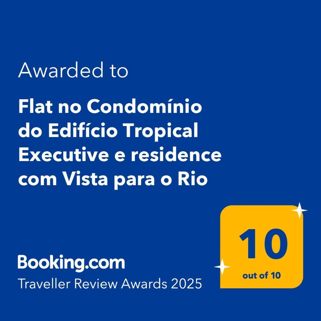 Flat No Condominio Do Edificio Tropical Executive E Residence Com Vista Para O Rio Manaos Exterior foto